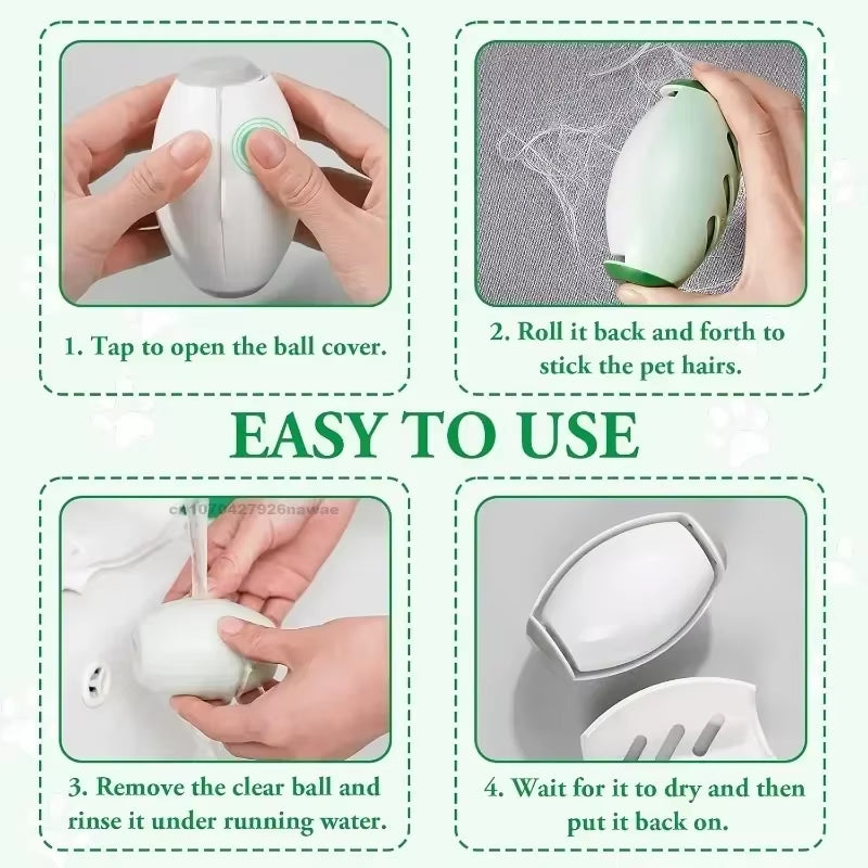 Washable Lint Remover New Multifunctional Reusable Clothes Dust Tools Cleaning Hair Plush Sticky Roller Ball Travel Hair Roller